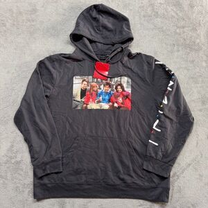 FRIENDS The Television Series Hoodie‎ Mens 2XL Black Spell Out Centered Photo